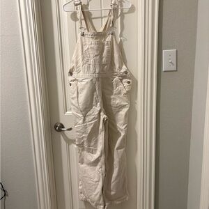 Everlane Women's Cream Overalls